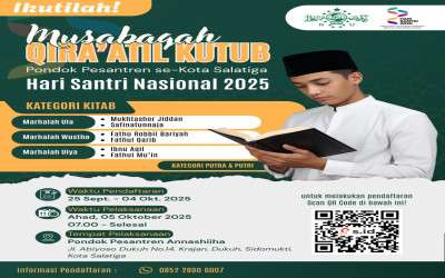 PCNU Kota Salatiga Gelar Musabaqoh Qiraatil Kutub dalam Rangka Memperingati Hari Santri