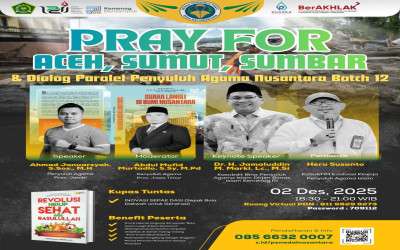 Pena Da’i Nusantara Gelar Dialog Paralel Penyuluh Agama Batch 12 dan Doa Bersama untuk Aceh, Sumut, dan Sumbar